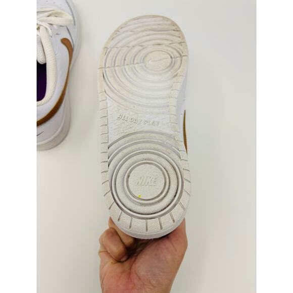 Nike Court Borough Low 2 SE GS White Metallic Copper DQ5970-100 - Picture 7 of 7